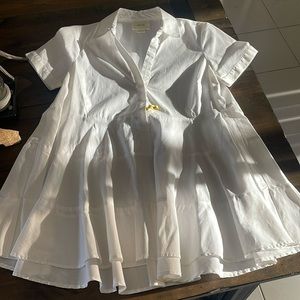 Pre-loved Maeve Short Sleeve White Shirt Size 4
